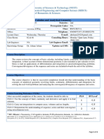 Course Outline-Calculus & Analytical Geometry (MATH-101)