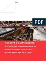 Rapport Audit Interne Gestion Reseau Eau