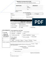 FORMULAIRES de Demande Pose Et Depose 2010-2