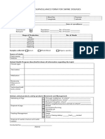 Modified Surveillance Form For Swine Diseases 1