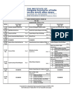 Time Table December 2024 Session