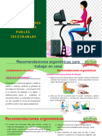 Diapositiva de Ergonomia para Teletrabajo