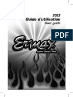 Guide D'utilisation Ermax - V21