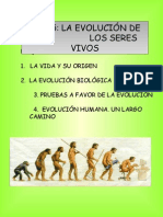 Unidad 5. La Evolución de Los Seres Vivos