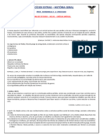 Exercícios Extras - HG 01 - Grécia Antiga - 2023.