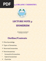 27-02-2024 CHM 004 2024 - Lecture Note 3-Isomerism