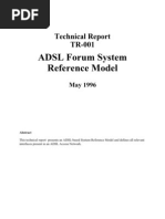 ADSL Forum System Reference Model: Technical Report TR-001