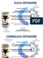 Constancias SSPA Cornelius Offshore