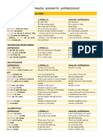 Gcse Spanish Idiomatic Expressions