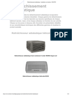 Rafraichissement Adiabatique - Installation en Industrie - EXELTEC