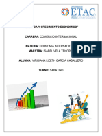 Politica y Crecimiento Economico