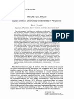 Matters of Mind - Mindfulness-Mindlessness in Perspective (Langer, 1992)