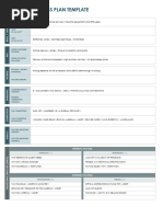 IC One Page Business Plan Template 10785