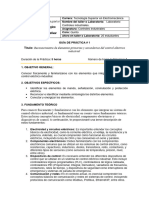 Título: Reconocimiento de Elementos Primarios y Secundarios Del Control Eléctrico