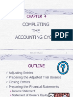 Completing THE Accounting Cycle: BKAL 1013 Chapter 4 1