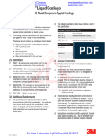 3M Scotchkote Liquid Coatings Application Specification