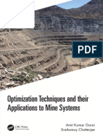 Optimization Techniques and Their Applications To Mine