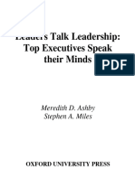 Leaders Talk Leadership