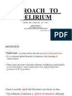 Approach To Delirium