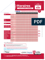 NOUVEAU Fiche Horaire Cars Régionaux Blaye Bordeaux