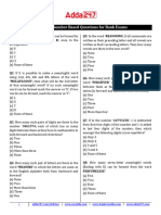 Word and Number Based Questions For Bank Exams - 3334