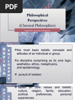 Educ 3 Classical Philosophy