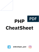 PHP CheatSheet