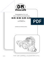 Manual Tecnico Fiat para Tansmisiones TXL 30-S de D25-D30-G25-G30. Rev 6-01.