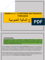 Theme N°11 La Reforme Des Finances Publiques