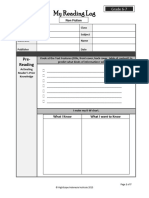 6-7 English Reading Log