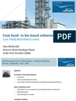 From Fossil-To Bio-Based Refineries: Case Study Biorefinery Leuna