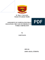 Amha Temeche (Assessment of Compensation Practice and Challenges The Case of Ethiopian Construction Works Corporatio)