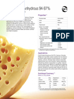 173 01757 Food Grade Anhyd Prod Info Sheet