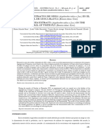 Efecto de Los Extractos de Neem (Azadirachta Índica A. Juss.)