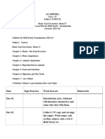 Class - IV, SCIENCE-Lesson Plan For Half-Yearly