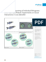 Behavioral Teleporting of Individual Ethograms Onto Inanimate Robots: Experiments On Social Interactions in Live Zebrafish