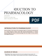 Unit - 1 - Introduction To Pharmacology