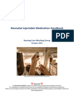 22 1 en Neonatal Injectable Medication Handbook NCWG v2 2021