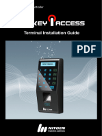 EN FINGKEY-ACCESS Terminal Installation Guide DC1-0087A