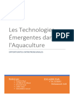 Les Technologies Émergentes Dans L'aquaculture Opportunités entrepreneurialesPDF 2