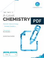 Enthalpy Changes 4 QP