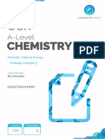 Enthalpy Changes 3 QP