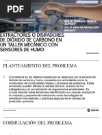 Extractores o Disipadores de Dióxido de Carbono en Un Taller Mecánico Con Sensores de Humo