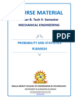 R-18 Probability and Statistics