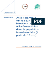 Argumentaire Antibiogrammes Cibles