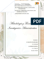 Metodologia y Tecnica. Trabajo Monografico