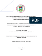 Escuela Superior Politécnica de Chimborazo: Facultad de Recursos Naturales