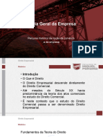 1 Percurso Histórico Das Noções de Comércio e Empresa