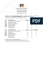 Certificado Exento