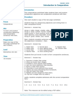 Introduction To Comparatives